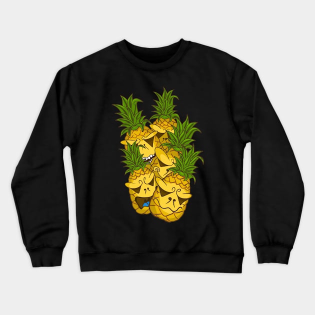 Pineapple doodle Crewneck Sweatshirt by Kakescribble